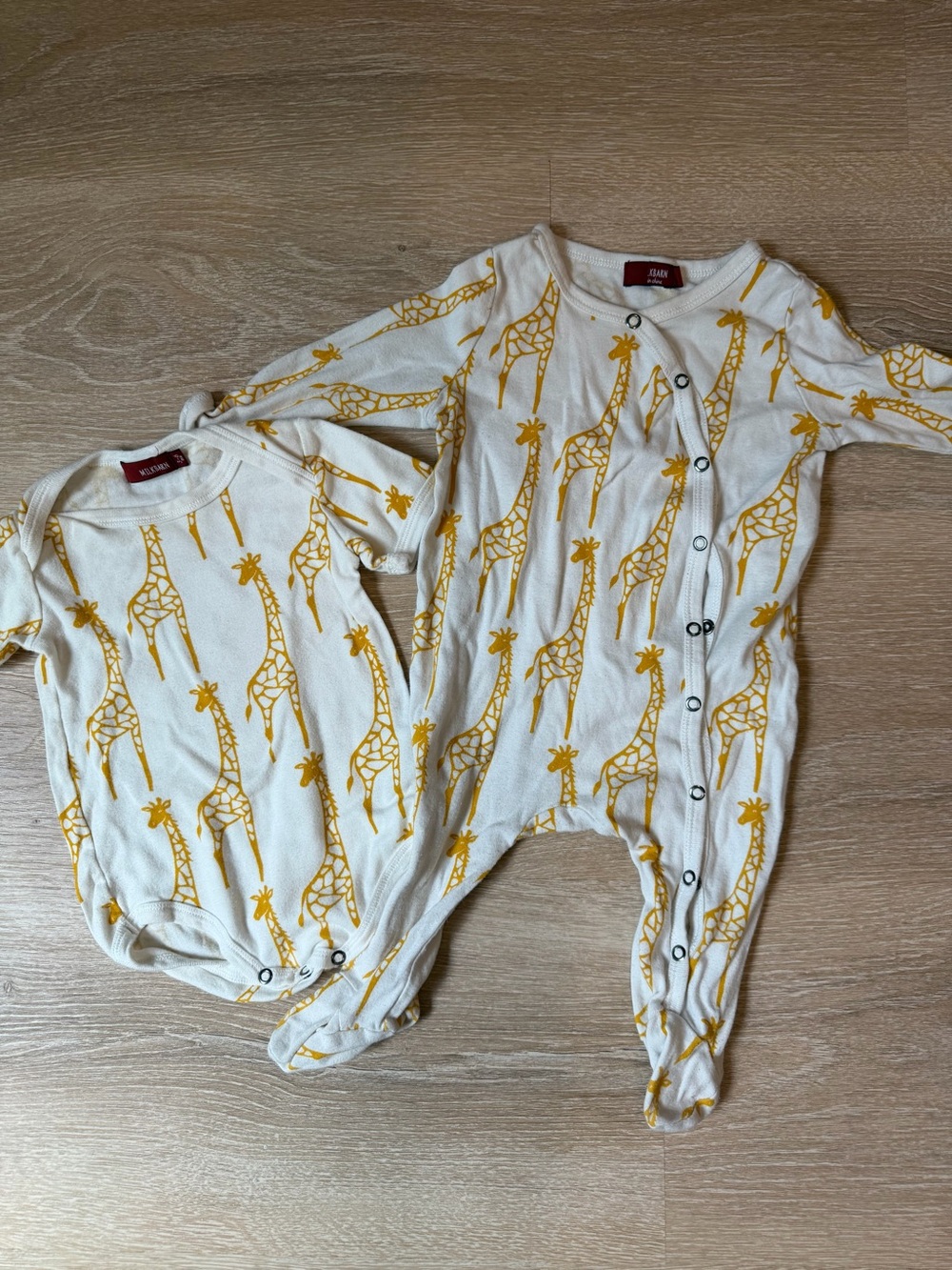 Milkbarn bundle Giraffe Print